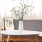 11 Inch Matte White Ceramic Flower Vase for Home Décor, Design Box Package, VS-MAT-W-11