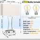 Set of 2 Touch Control 3-Way Dimmable Table Lamp, Nightstand Lamp with USB Port AC Outlet Bedside Nightstand Lamp for Living Room, 22In, Cream Shade, Daylight White Bulbs Included
