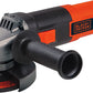 BLACK+DECKER Angle Grinder Tool, 4-1/2-Inch, 6 Amp (BDEG400)