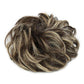 1PCS Messy Hair Bun Hair Scrunchies Extension Curly Wavy Messy Synthetic Chignon for Women Updo Hairpiece
