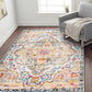 Vintage Distressed Bohemian Area Rug 3'3" X 5' Gray