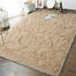 Soft Fluffy Bedroom Rugs - 6 X 9 Feet Indoor Shaggy Plush Area Rug for Boys Girls Kids Baby College Dorm Living Room Home Decor Floor Carpet, Camel