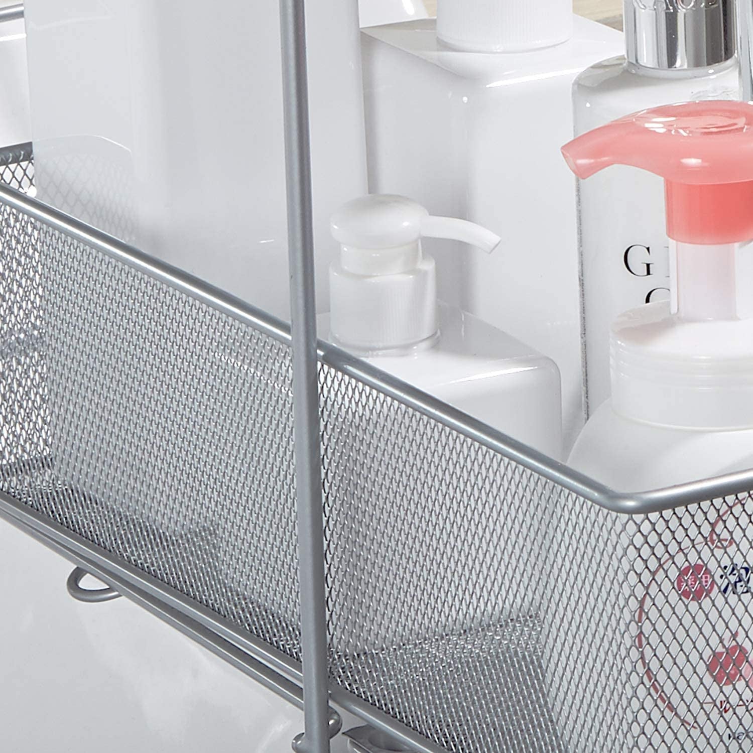 Stackable Cabinet Organizer Pull Out Drawer for Kitchen under Sink Storage,2 Tier