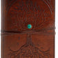 Leather Journal Refillable Lined Paper Tree of Life Handmade Writing Notebook Diary Leather Bound Daily Notepad for Women and Men Writing Pad Gift for Artist Sketch by KPL