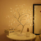 20" 108 LEDs Tabletop Bonsai Tree Light-Fairy Light Spirit Tree Lamp, Lighted Artificial Christmas Tree Light for Decoration Inside Aesthetic Room Home Bedroom Night Light Decor, USB /Battery Powered