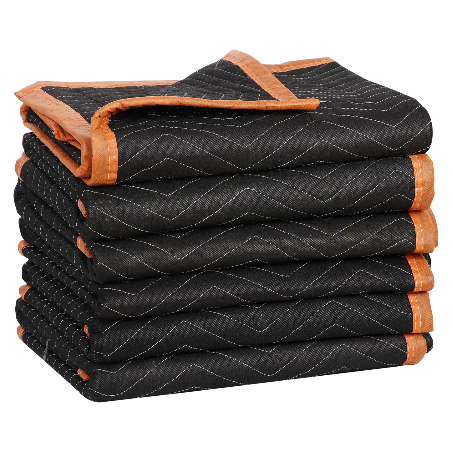 6PCS Professional Shipping Blankets Fabric 40" X 72" Durable Moving&Packing Pads