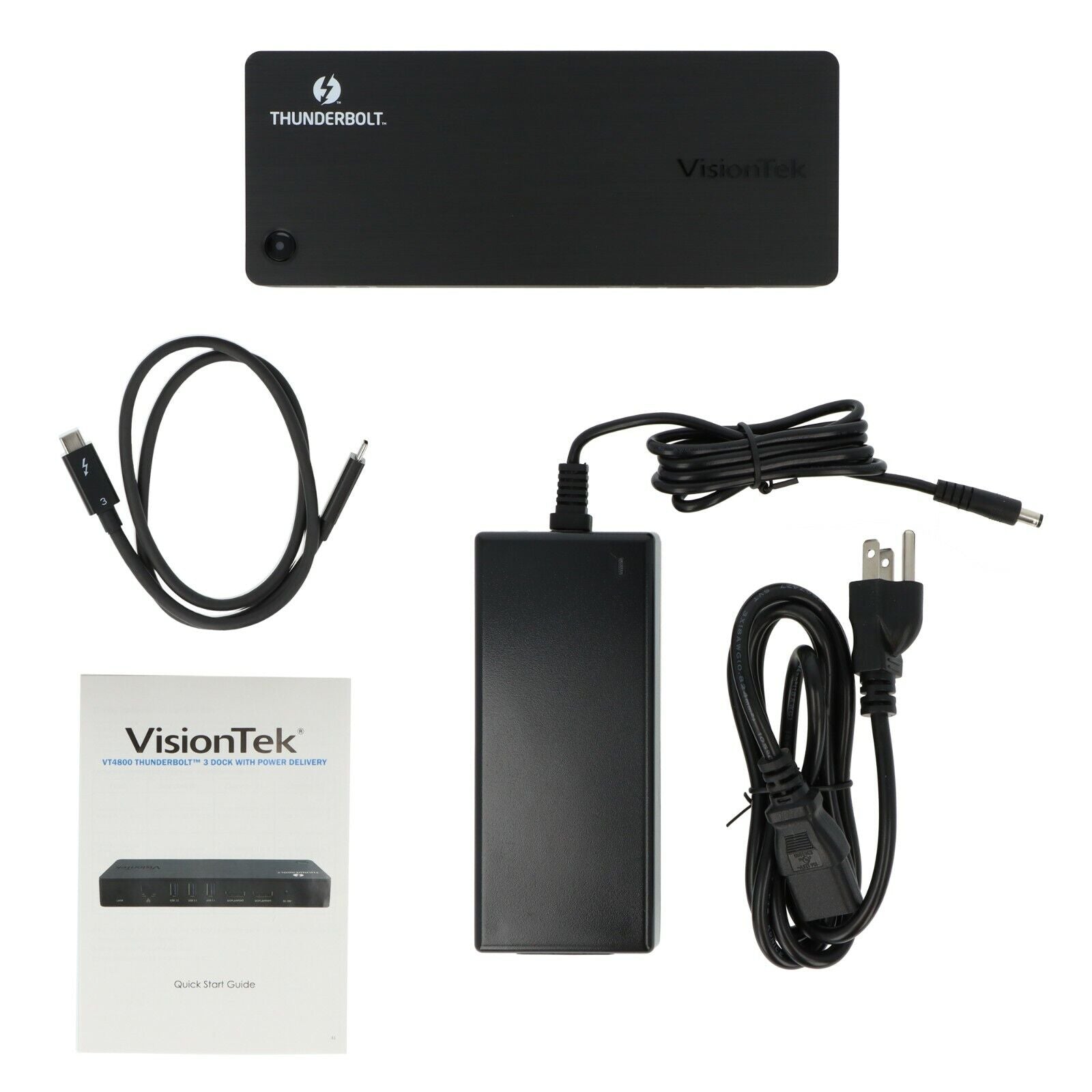 Visiontek Thunderbolt 3 and USB C Docking Station Dual 4K Displays VT4800 901292