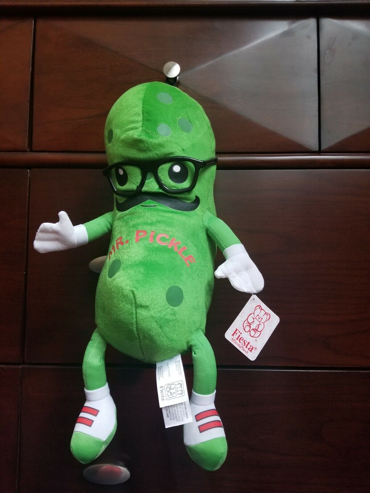 Mr. Pickle Plush 15 Inches with Legs Plush Stuffed Fiesta Toy New with Tag