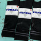BOMBAS Men'S Crew Socks Size XL Black Lot of 4 Pairs Honeycomb Size 13+ NWT