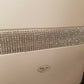 Bella Lux Bathroom Trash Can White Ceramic Crystal Rhinestone Wastebasket New