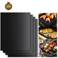 Lot of 4 Mats Easy BBQ Grill Mat Bake Nonstick Grilling Mats as Seen on TV