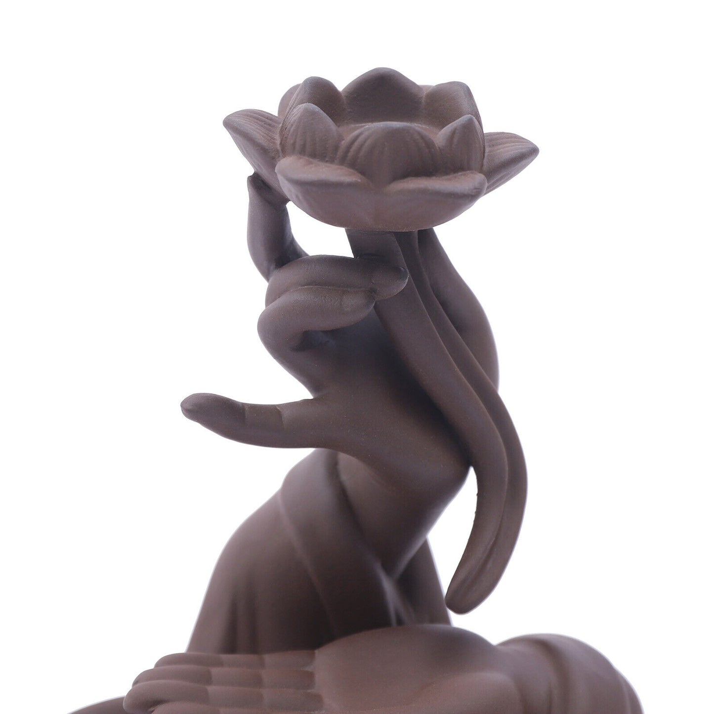Buddha'S-Hand and Lotus Censer Creative Reverse-Flow Incense Burner Home Decor