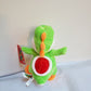 Super Mario World Plush Green Yoshi Soft Toy Stuffed Plush Animal Doll 10" NWT