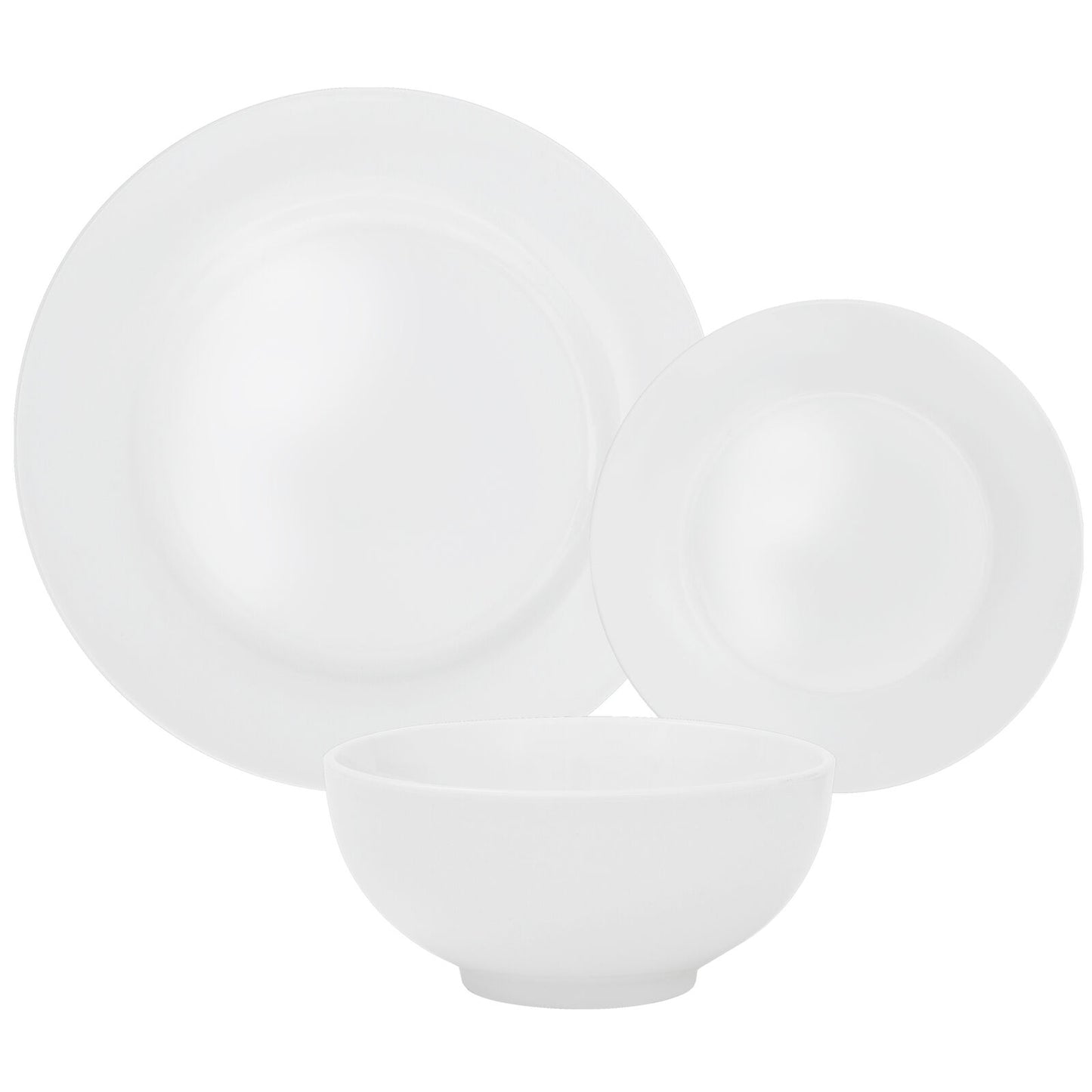 18-Piece Dinnerware Set Porcelain Kitchen Dinner Plates Bowls Mugs Dishes New