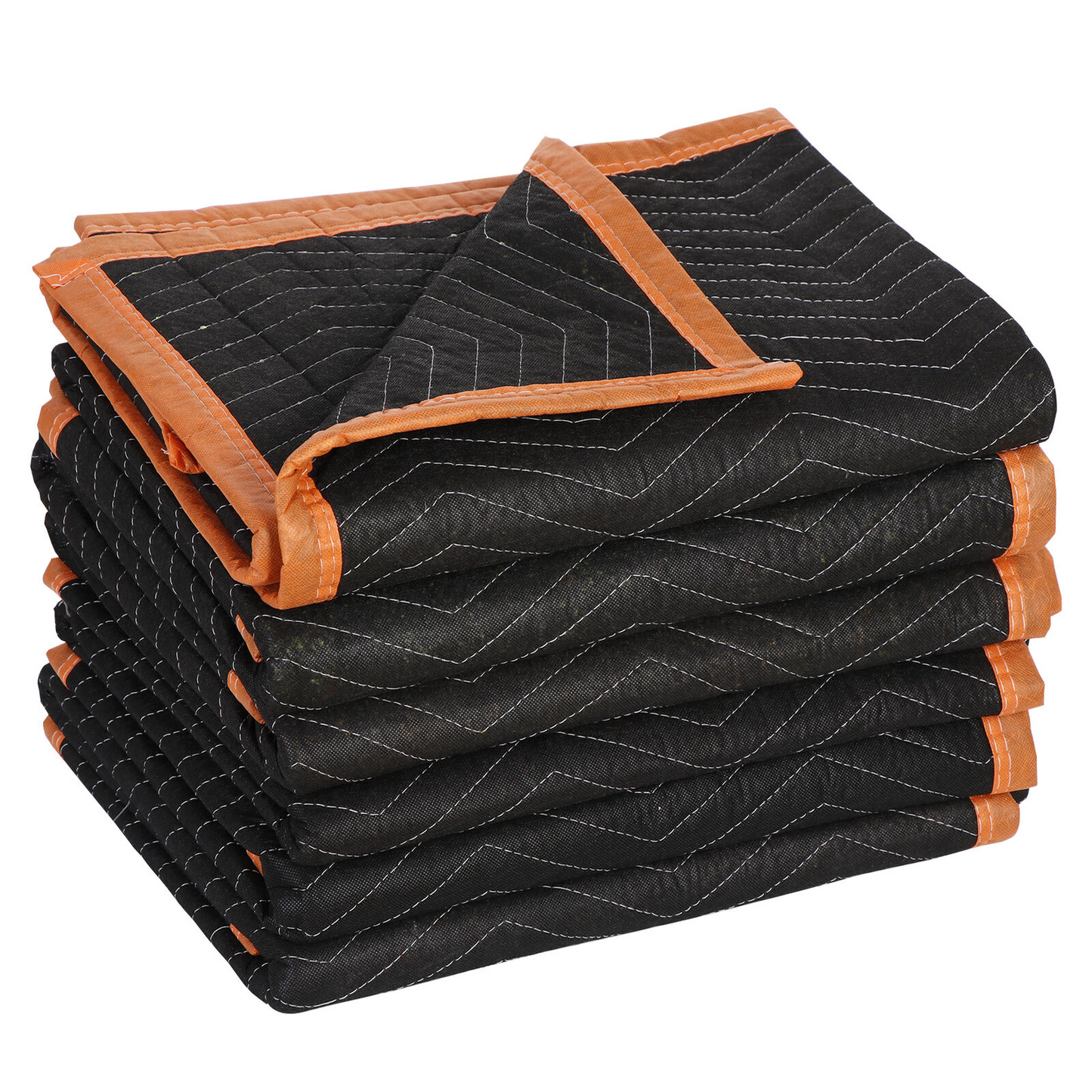 6PCS Professional Shipping Blankets Fabric 40" X 72" Durable Moving&Packing Pads