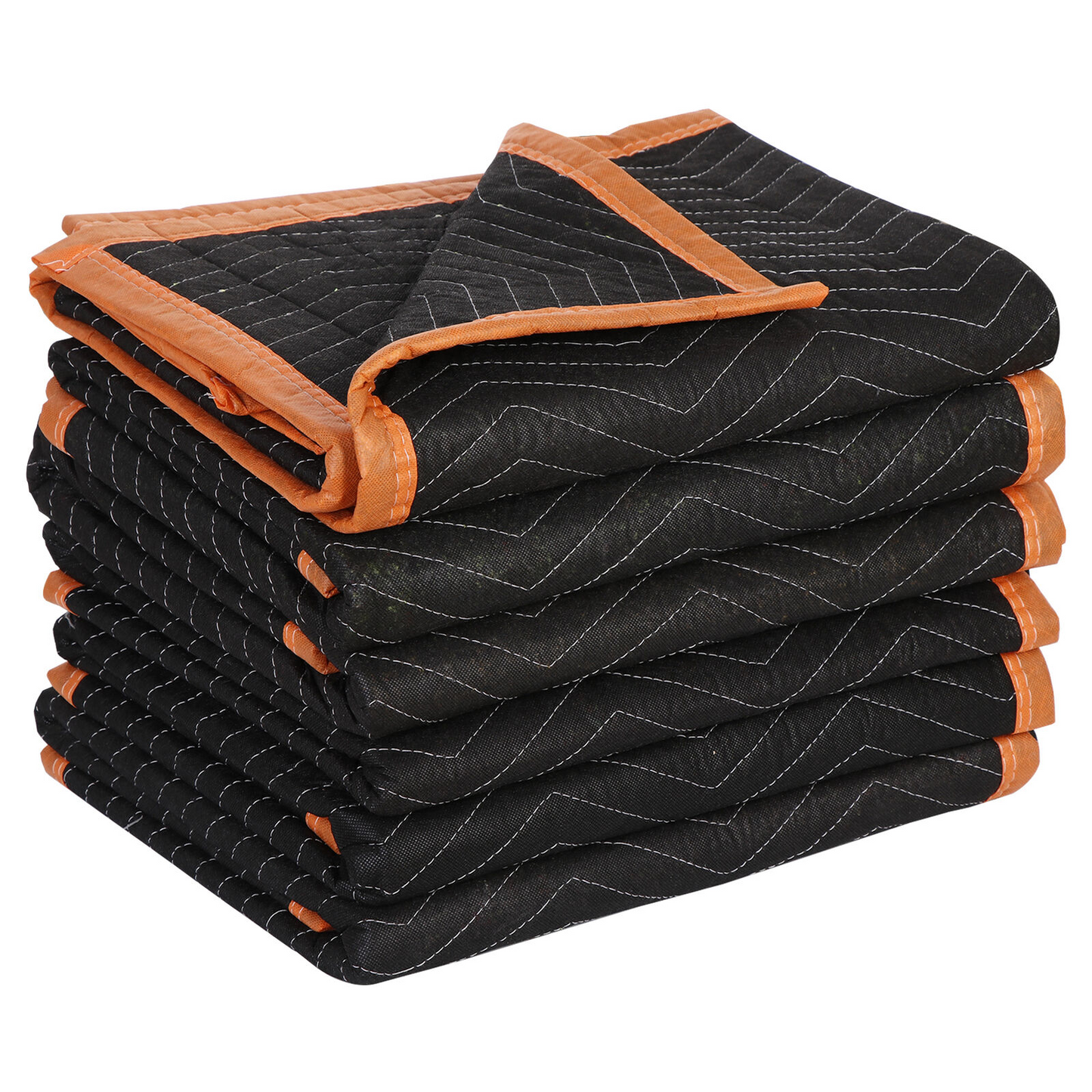 6PCS Professional Shipping Blankets Fabric 40" X 72" Durable Moving&Packing Pads
