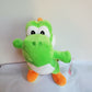 Super Mario World Plush Green Yoshi Soft Toy Stuffed Plush Animal Doll 10" NWT
