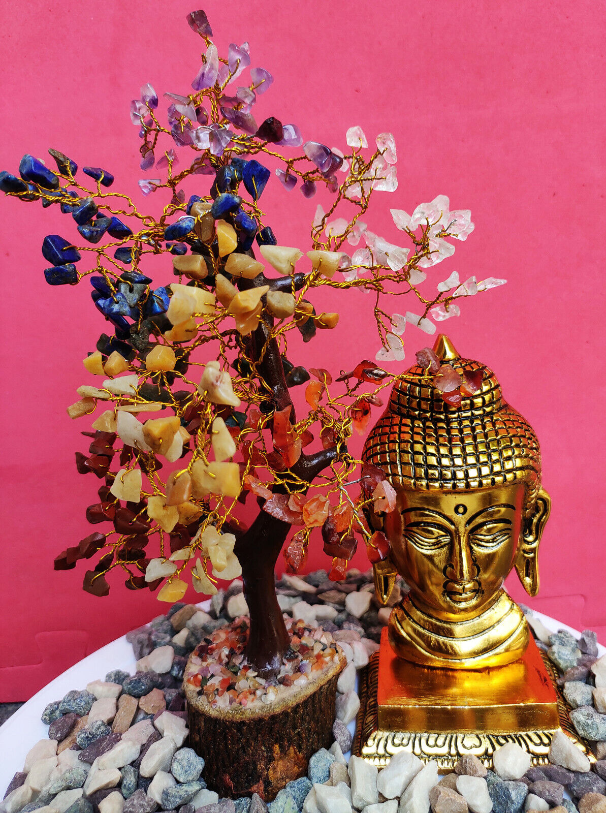 Buddha Statue Figurine Theravada Home Car Dashboard Decor Buddhism Nonbreakable