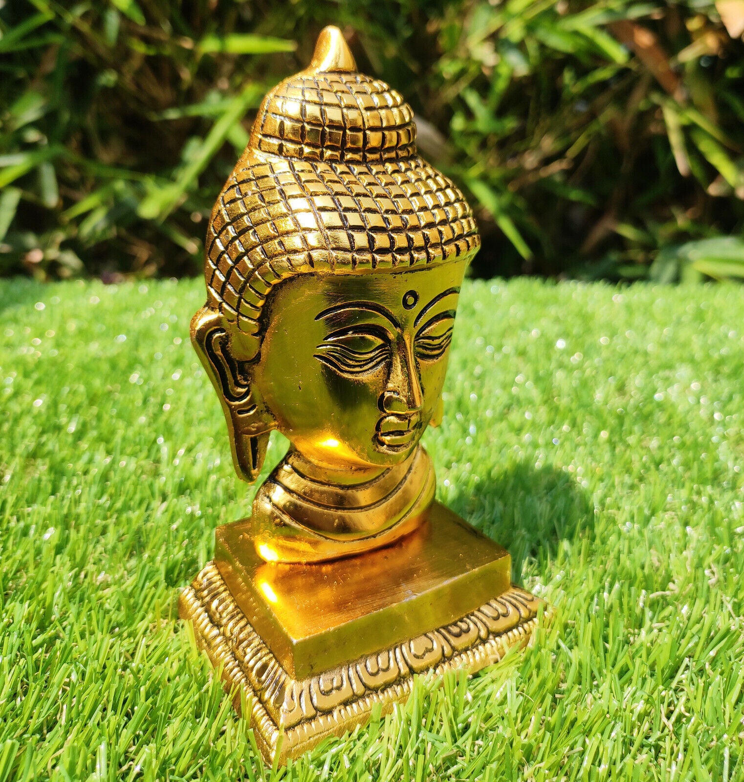 Buddha Statue Figurine Theravada Home Car Dashboard Decor Buddhism Nonbreakable