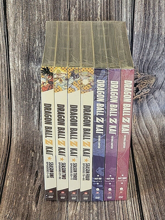 Dragon Ball Z Kai Complete Series Seasons 1-7 ( DVD Episodes 1 - 167 ) New USA
