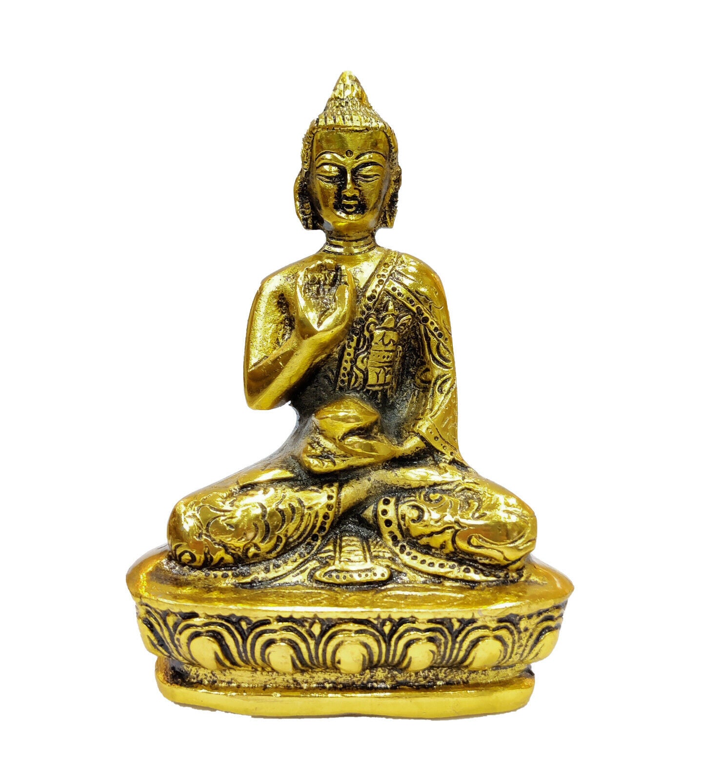 Buddha Statue Figurine Theravada Home Car Dashboard Decor Buddhism Nonbreakable