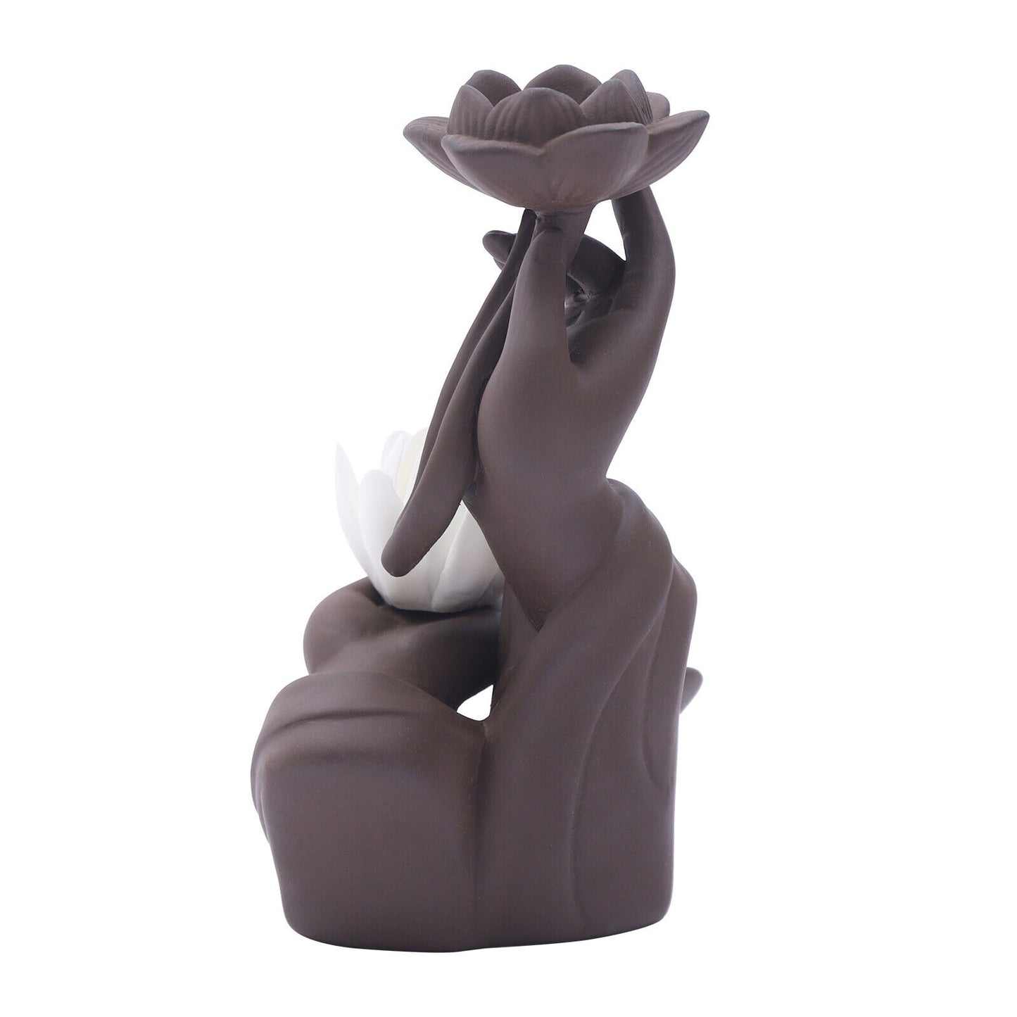 Buddha'S-Hand and Lotus Censer Creative Reverse-Flow Incense Burner Home Decor