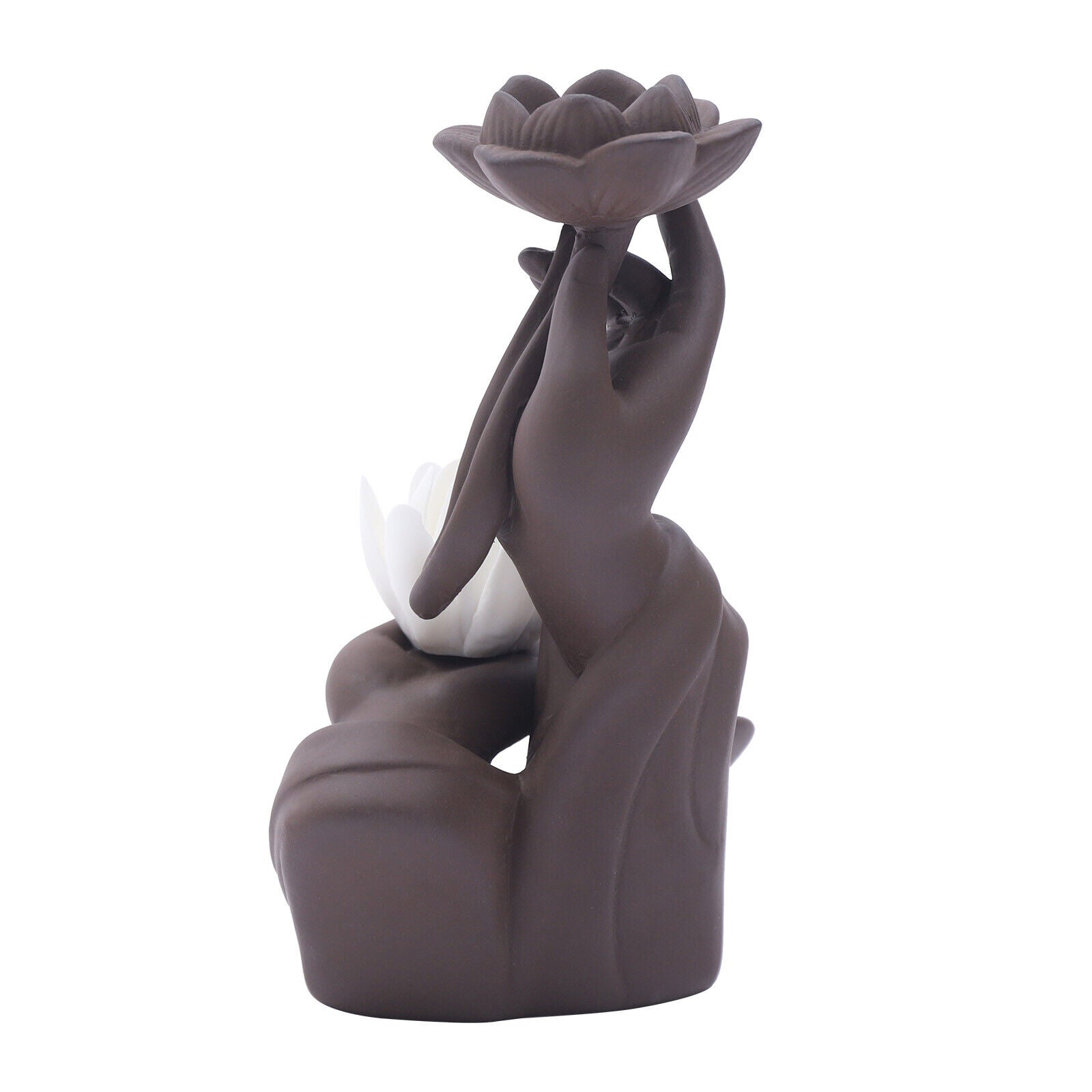 Buddha'S-Hand and Lotus Censer Creative Reverse-Flow Incense Burner Home Decor