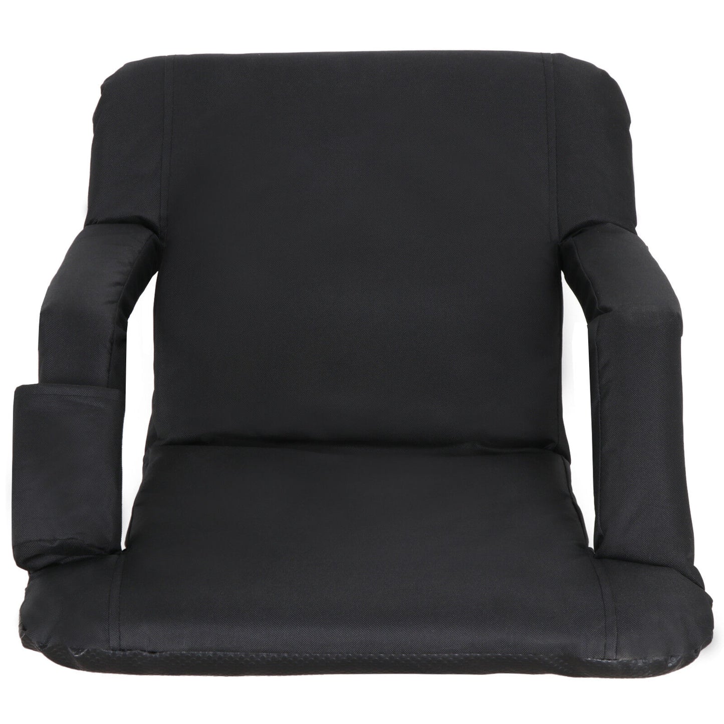 Set of Two 5 Reclining Positions Tiltable Stadium Seat Concert Bleacher Chair