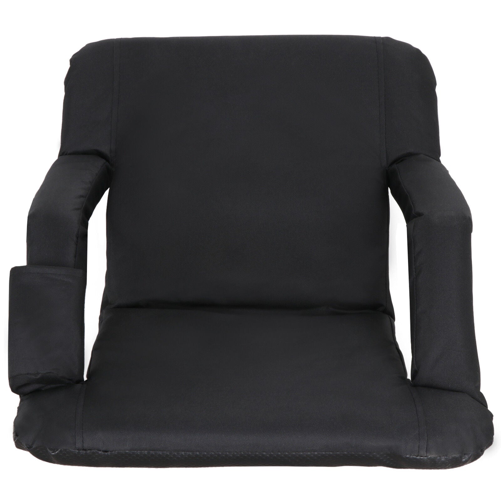 Set of Two 5 Reclining Positions Tiltable Stadium Seat Concert Bleacher Chair