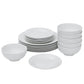 18-Piece Dinnerware Set Porcelain Kitchen Dinner Plates Bowls Mugs Dishes New
