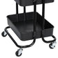 3 Tier Rolling Utility Cart Kitchen Cart Storage Shelves with Roller Wheels