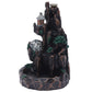 Mountain Shape Incense Fountain Smoke Waterfall Office Home Decor Aromatherapy