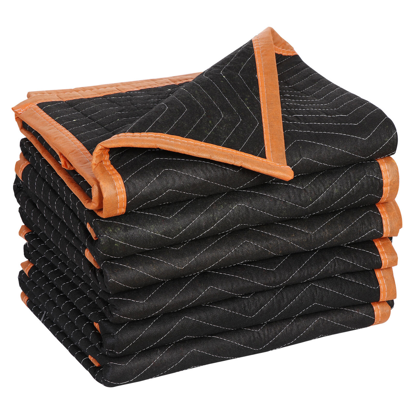 6PCS Professional Shipping Blankets Fabric 40" X 72" Durable Moving&Packing Pads