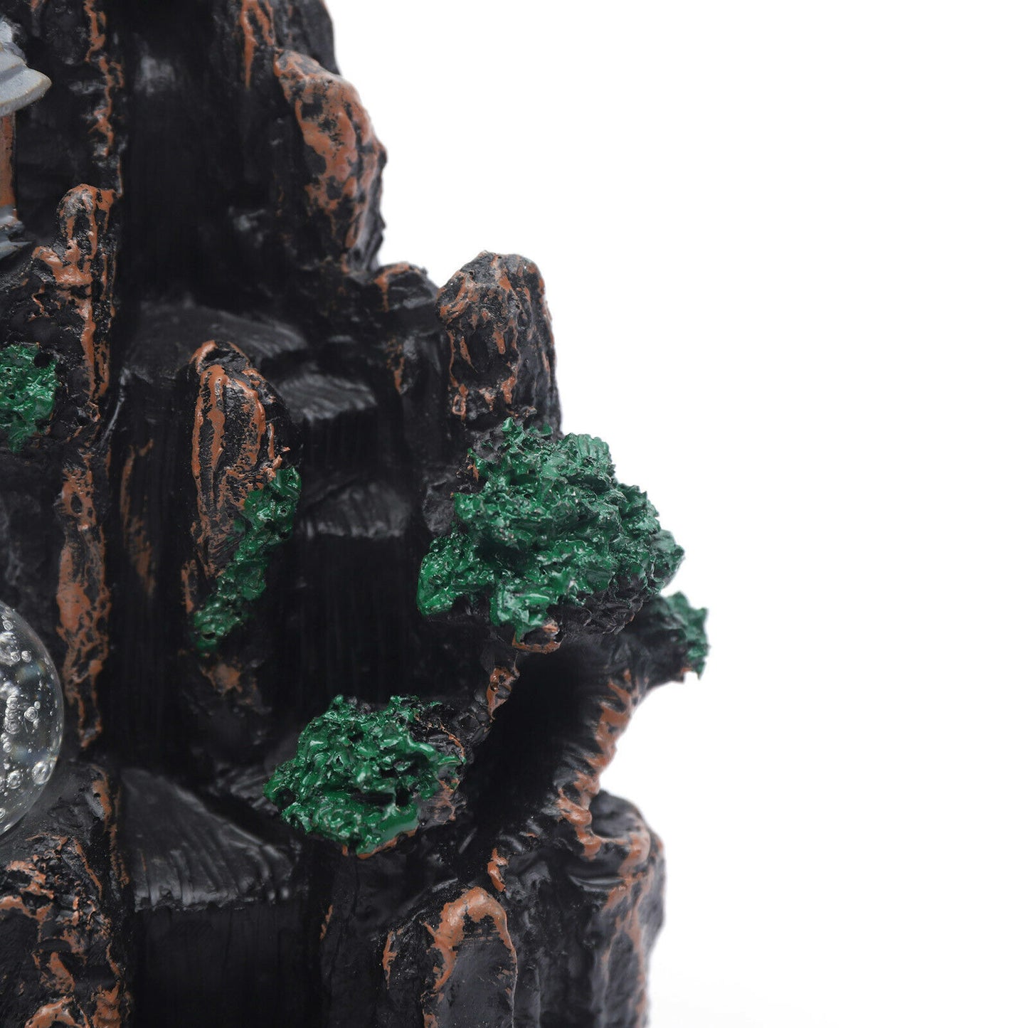 Mountain Shape Incense Fountain Smoke Waterfall Office Home Decor Aromatherapy