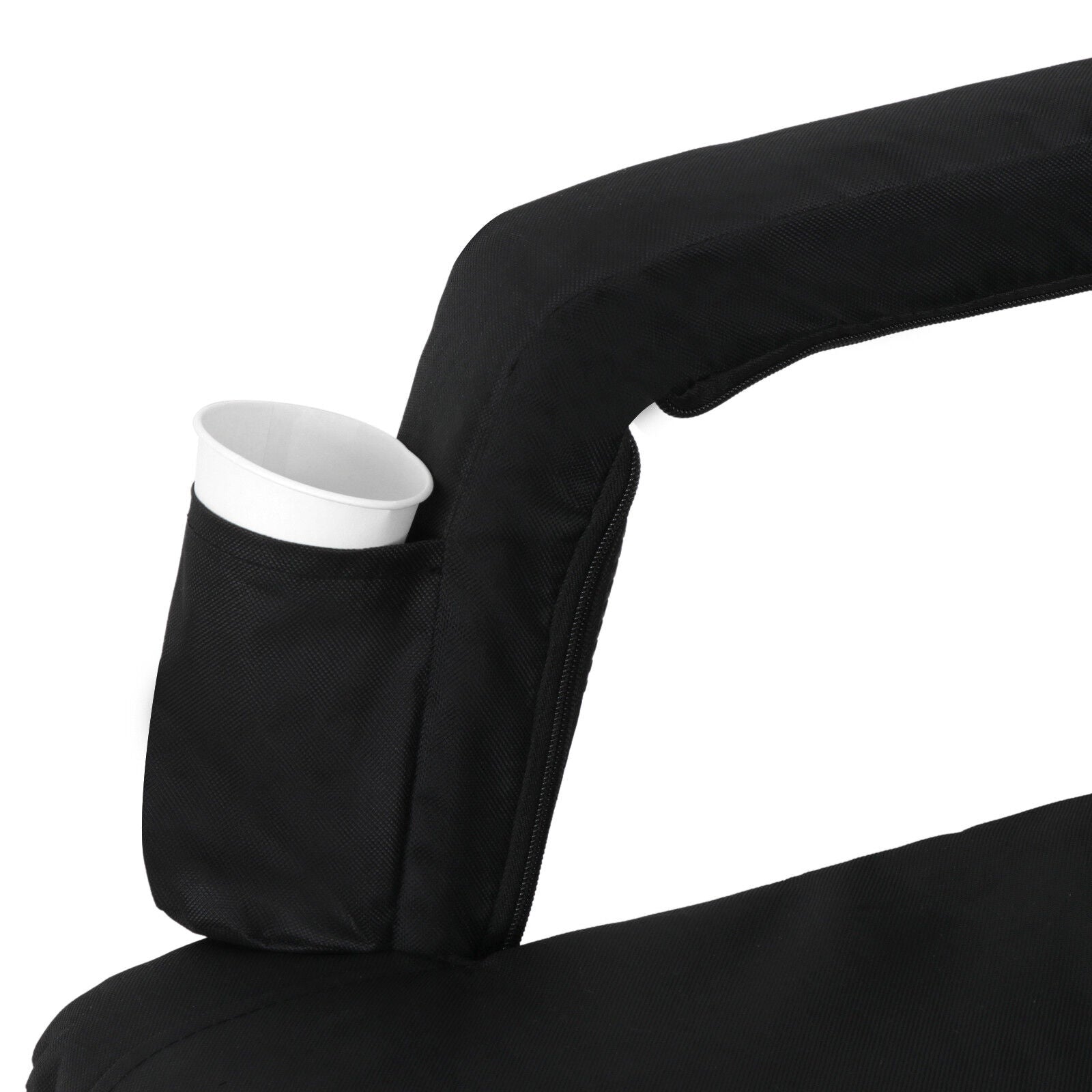 Set of Two 5 Reclining Positions Tiltable Stadium Seat Concert Bleacher Chair