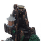 Mountain Shape Incense Fountain Smoke Waterfall Office Home Decor Aromatherapy