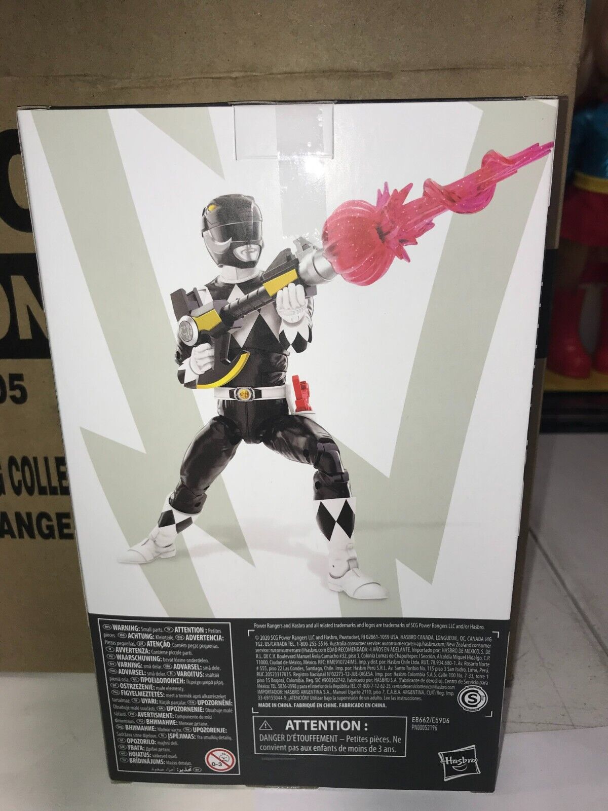 Power Rangers Lightning Collection 6” Mighty Morphin’ Black Ranger Minty