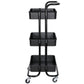 3 Tier Rolling Utility Cart Kitchen Cart Storage Shelves with Roller Wheels