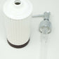 JLA Home Rose Ceramic and Wood Soap / Lotion Pump Dispenser - Off-White