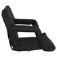 Set of Two 5 Reclining Positions Tiltable Stadium Seat Concert Bleacher Chair