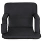Set of Two 5 Reclining Positions Tiltable Stadium Seat Concert Bleacher Chair
