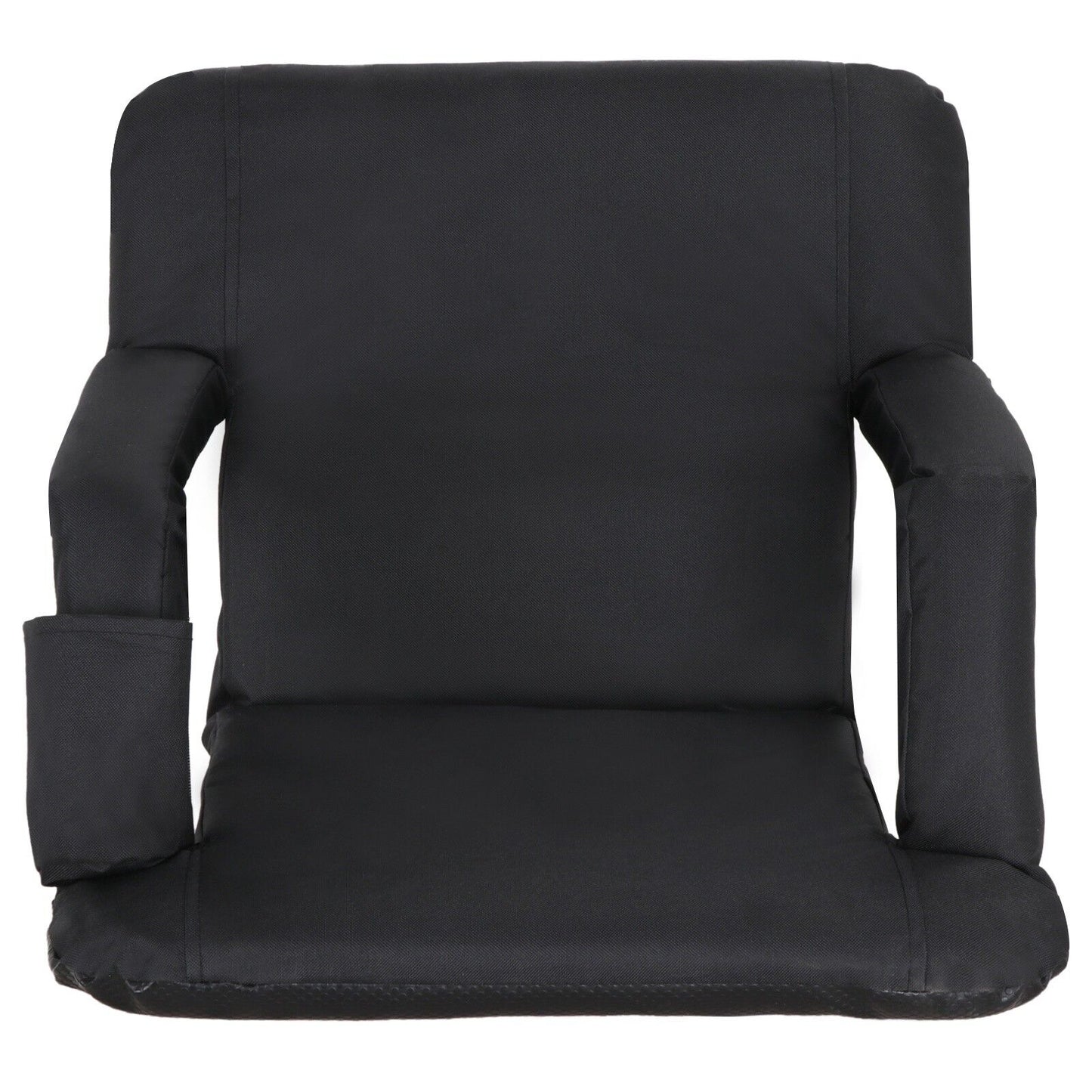 Set of Two 5 Reclining Positions Tiltable Stadium Seat Concert Bleacher Chair