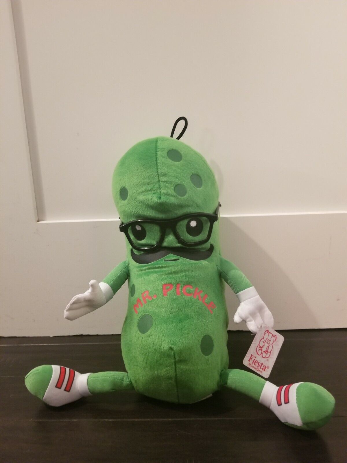 Mr. Pickle Plush 15 Inches with Legs Plush Stuffed Fiesta Toy New with Tag