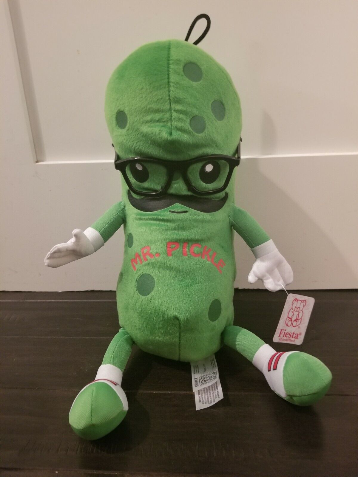 Mr. Pickle Plush 15 Inches with Legs Plush Stuffed Fiesta Toy New with Tag