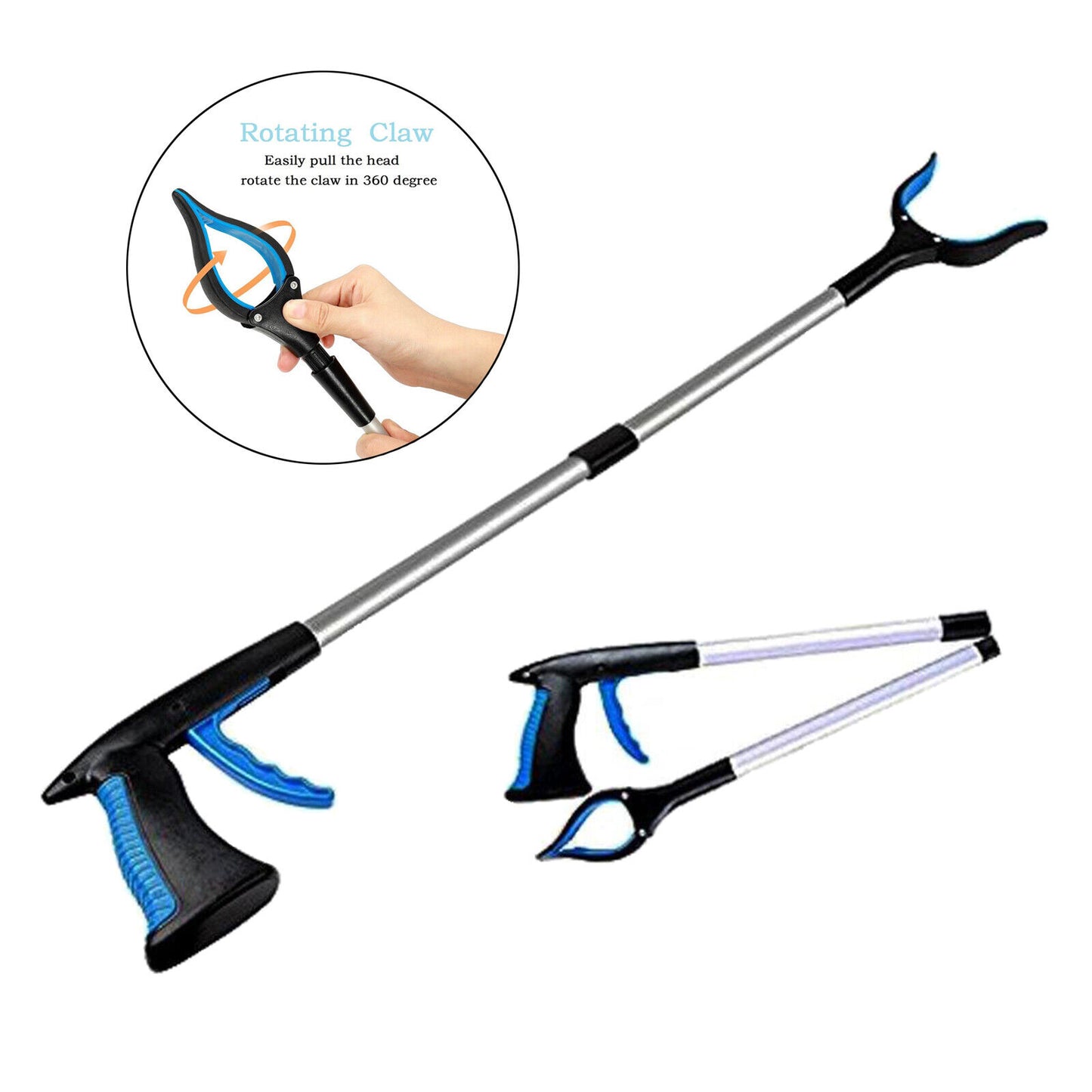 Industrial Grabber Tool Heavy Duty Pick up Stick Hand Grip Reach Trash Picker US