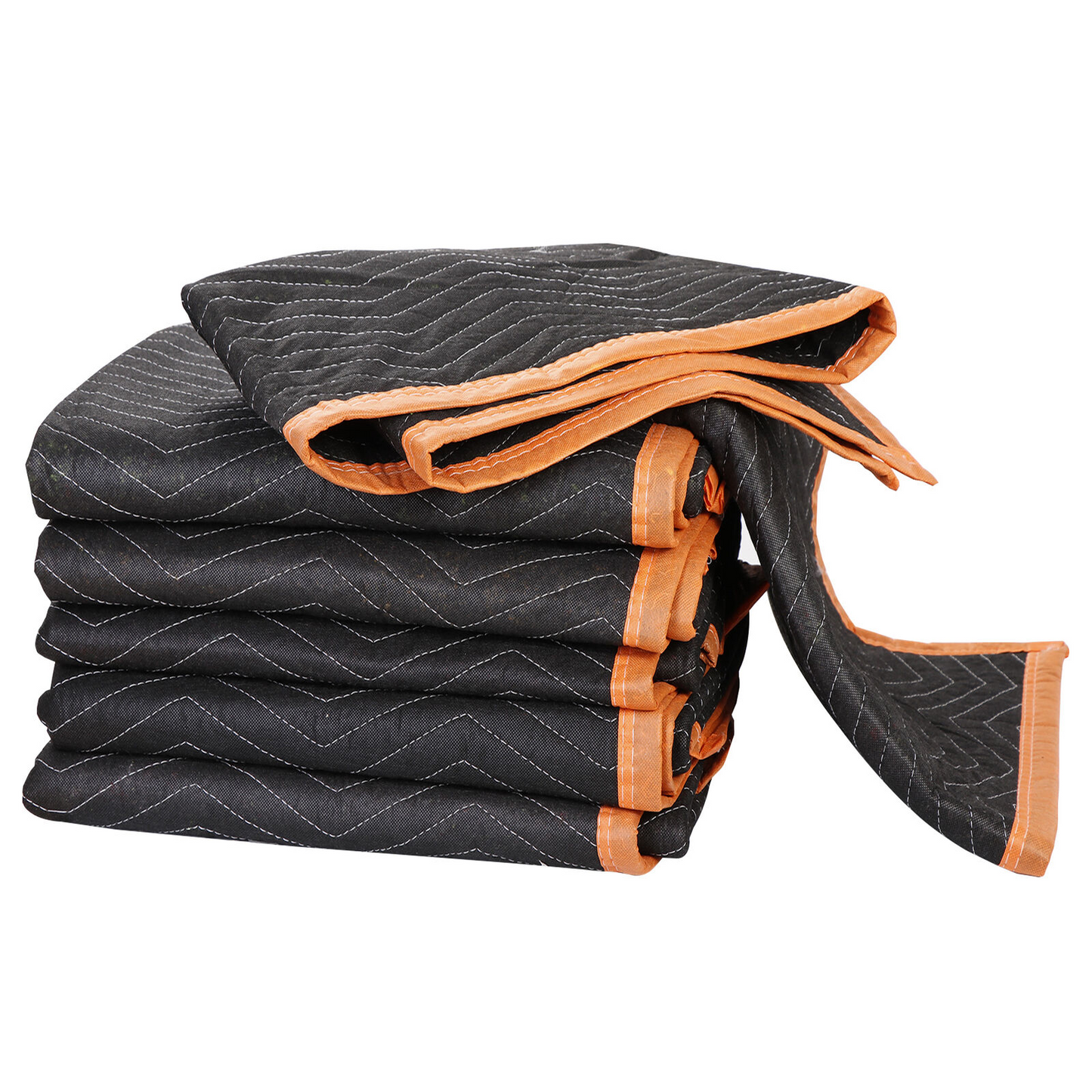 6PCS Professional Shipping Blankets Fabric 40" X 72" Durable Moving&Packing Pads