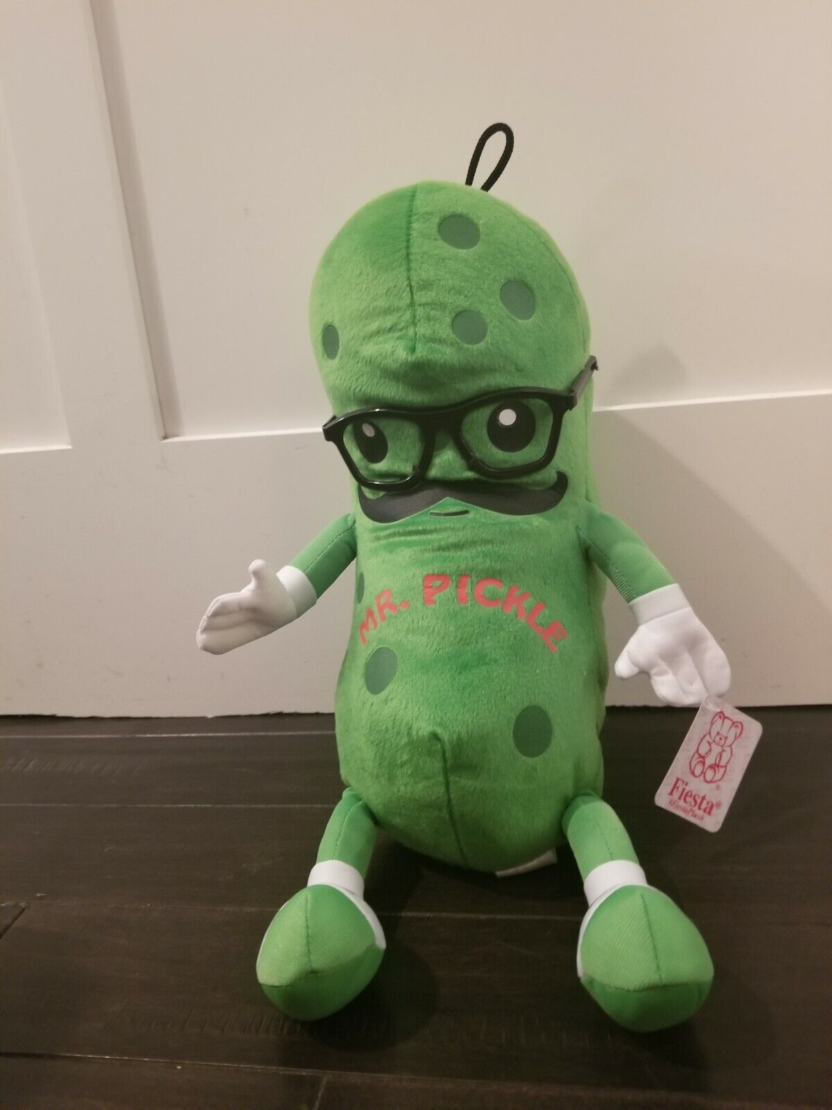Mr. Pickle Plush 15 Inches with Legs Plush Stuffed Fiesta Toy New with Tag