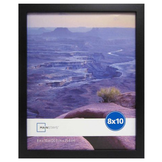 Photo Frame Set of 6 8X10" Format Lot Wall Art Home Decor Black Picture Frames